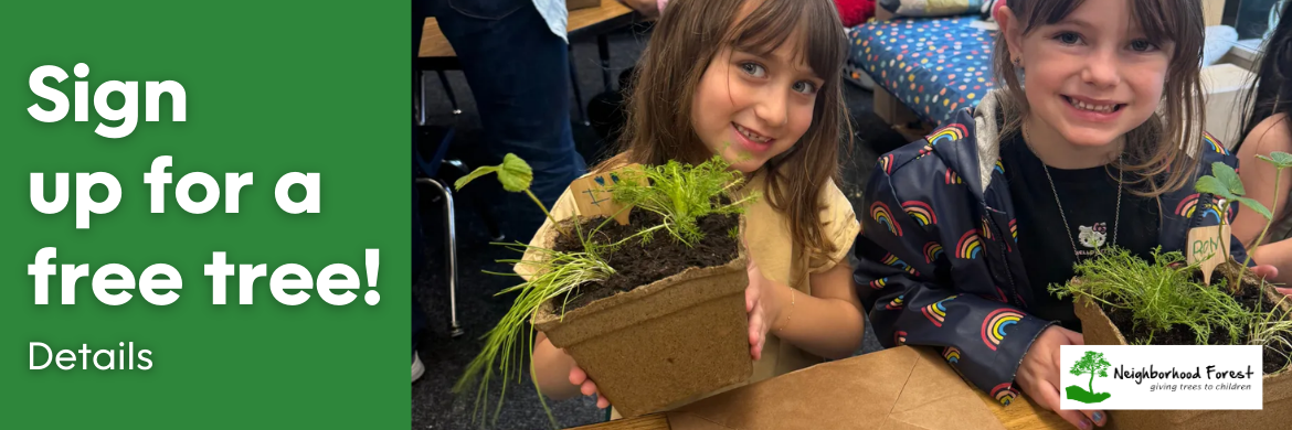 Sign up for a free tree! details