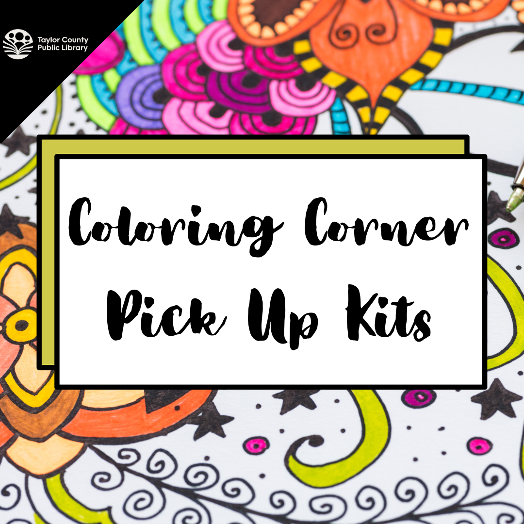 Coloring Corner Pick Up Kit for Adults