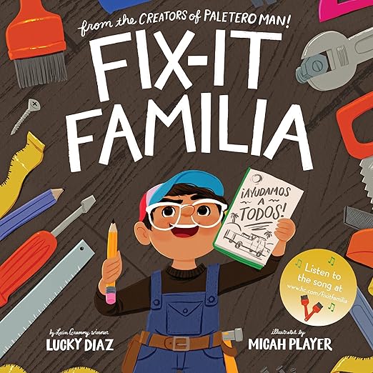 Image for "Fix-It Familia" - boy with tools around him