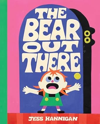 child trying to keep a bear from coming inside