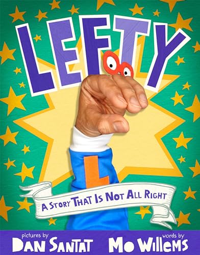 Image for "Lefty" - a hand in a talking position with glasses on top