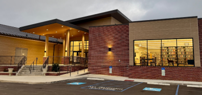 Taylor County Public Library front doors