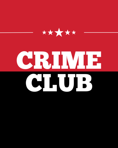 Crime Club red and black graphic