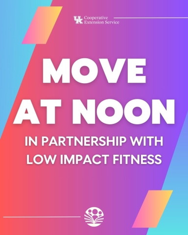 Move at Noon - in partnership with Low Impact Fitness