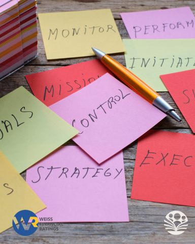 sticky notes related to finance