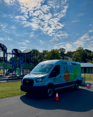 Bookmobile at Miller Park Playground