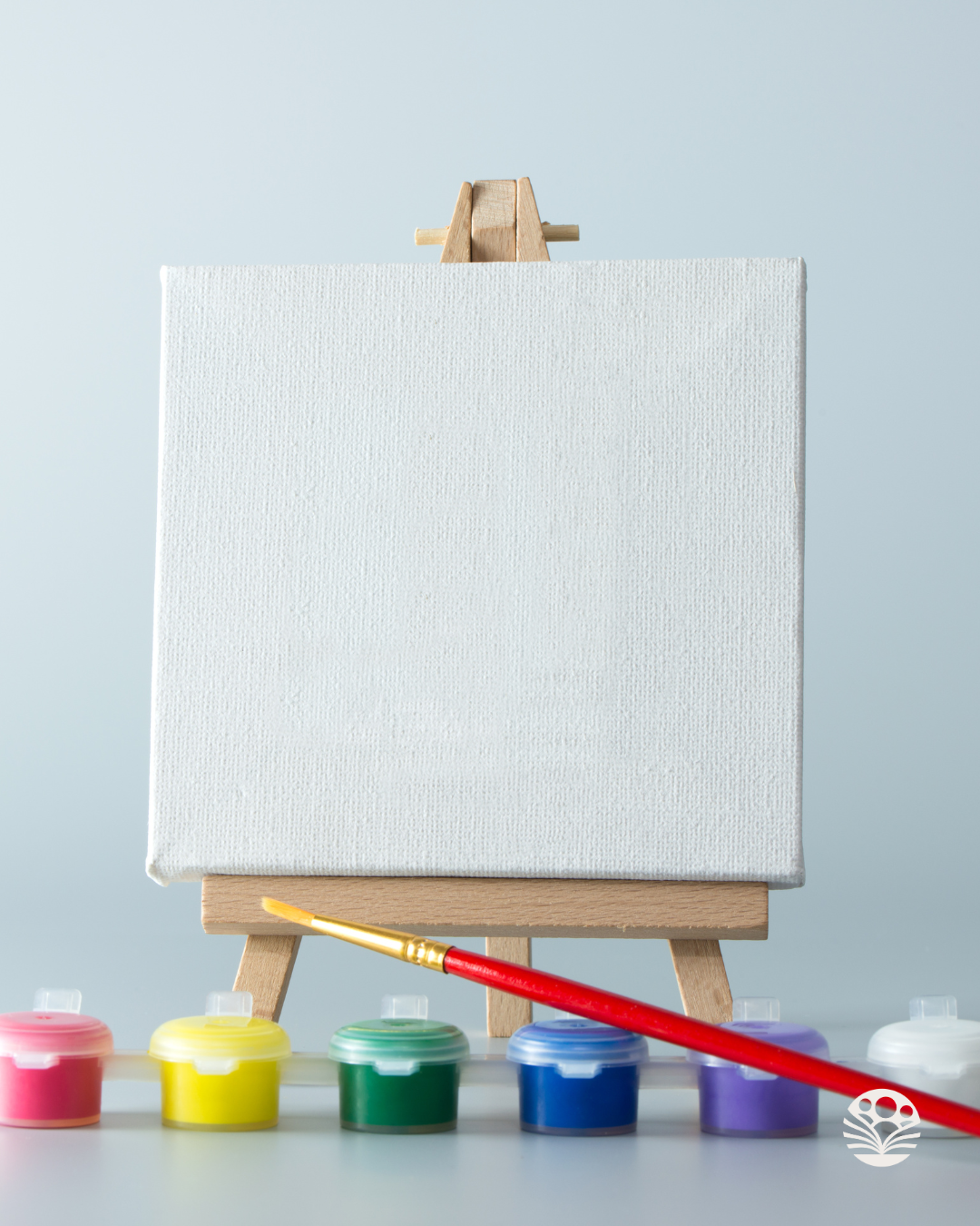 8 x 8 canvas with paints