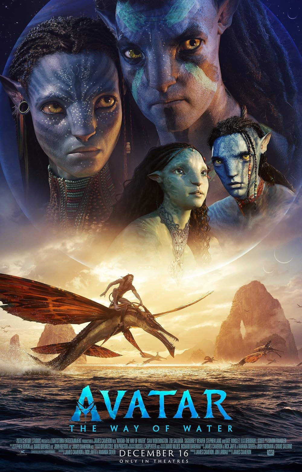 Avatar Way of the Water movie poster