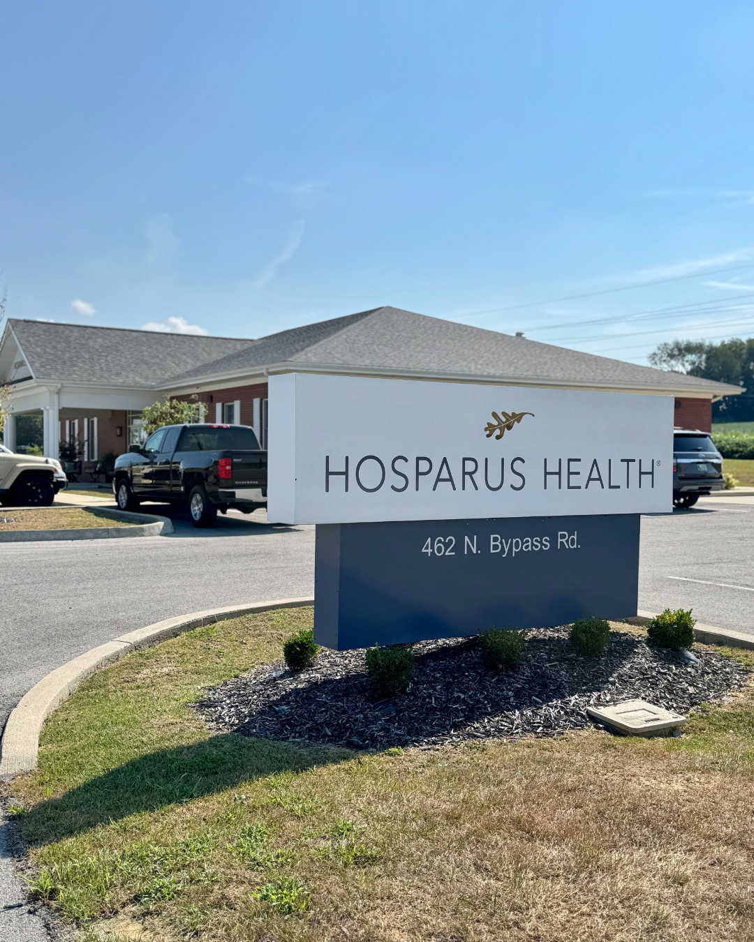 Hosparus Health building/sign