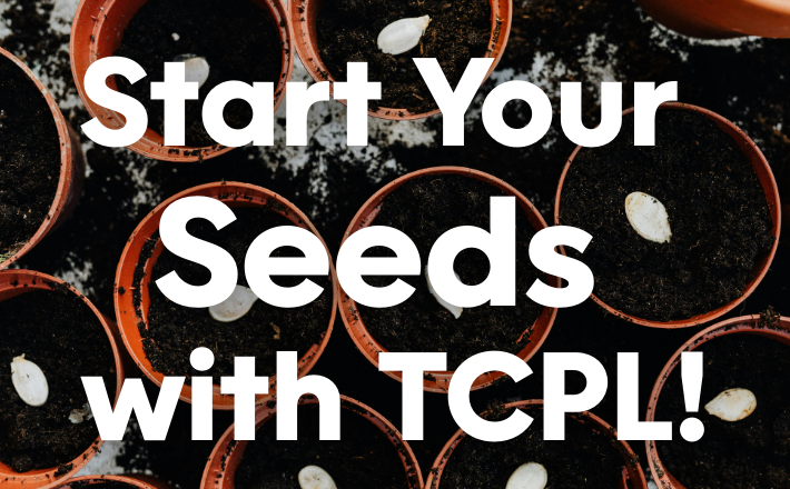 Start Your Seeds with TCPL! - plants in small pots