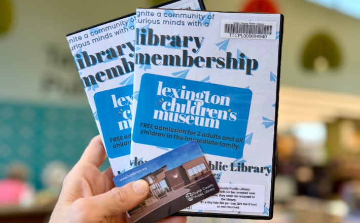 Library Membership Lexington Children's Museum passes
